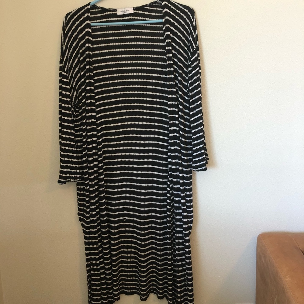 CJLA black&ivory duster